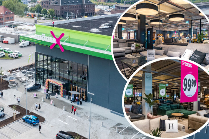 Neues Möbelhaus in Dresden eröffnet: Mömax feiert erste Filiale in Sachsen