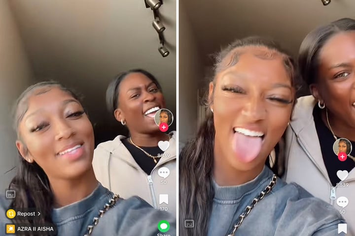 Angel Reese celebrates friend's birthday with epic TikTok shoutout