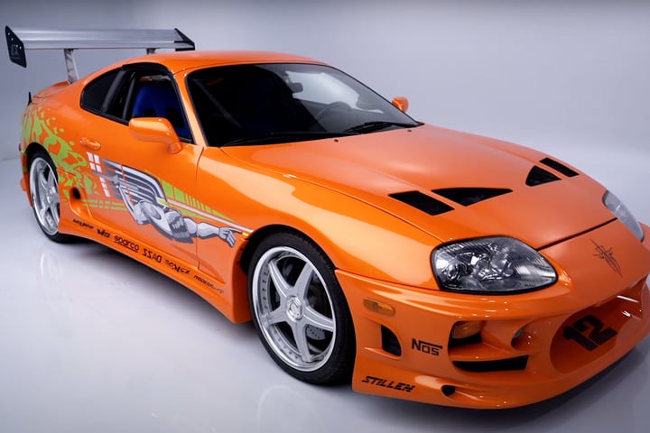 Paul Walker's Supra from Fast & Furious was auctioned for a record amount