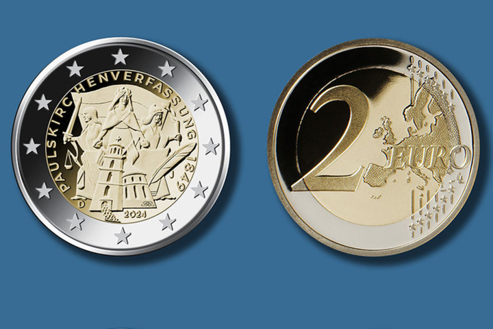 Selten Wertvolle 2 Euro Münzen Deutschland Seltene Zwei-Euro-Münze fegt durch den Online-Markt