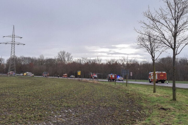 Tödlicher Unfall Auf B183: Lkw Und Transporter Kollidieren