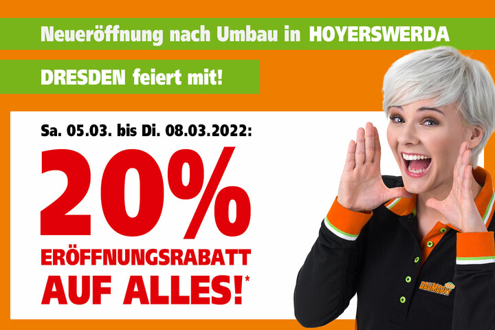 GlobusBaumarkt in Hoyerswerda macht Dienstag (8.3.) geniale Angebote