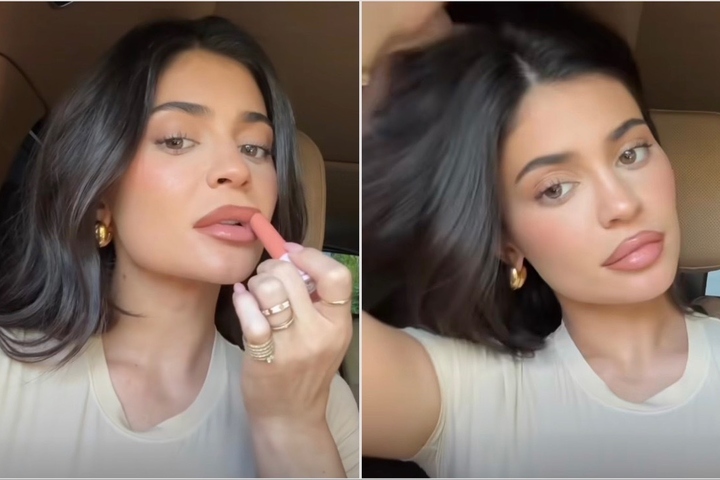 Kylie Jenner Goes Viral With Juicy New Shades Of Gloss Drips 0274