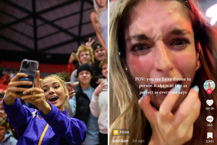 Olivia Dunne fan's viral video catches the internet's attention - and