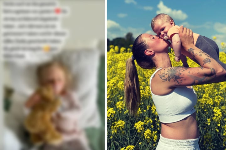 Weitgehend unversehrt: Denise Mundings Familie übersteht schweren Autounfall