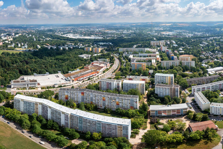 Dieses Chemnitzer Wohngebiet findet seine innere Mitte und erhält