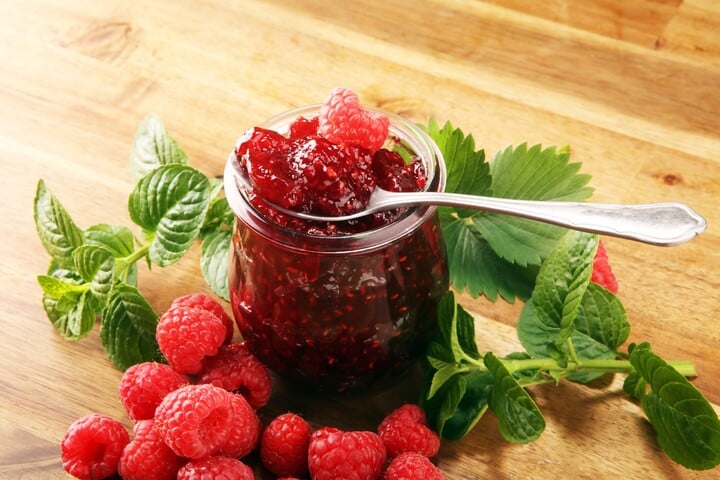 Himbeermarmelade: Rezept mit nur 3 Zutaten