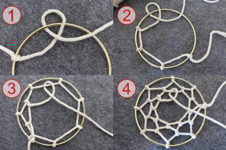 INFUNLY DIY Mini Traumfänger Set - 12 Süße Walschwanz-Traumfänger Zum Selbermachen Mit Video-Anleitung