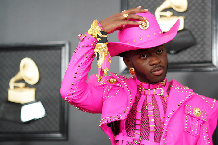 Lil Nas X says he's expecting with an outrageous pregnancy photo shoot