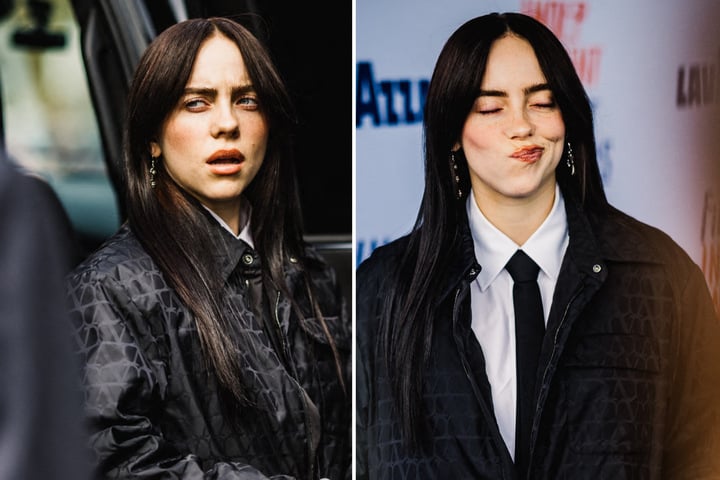 Billie Eilish continues preppy fashion streak at 2024 Independent ...