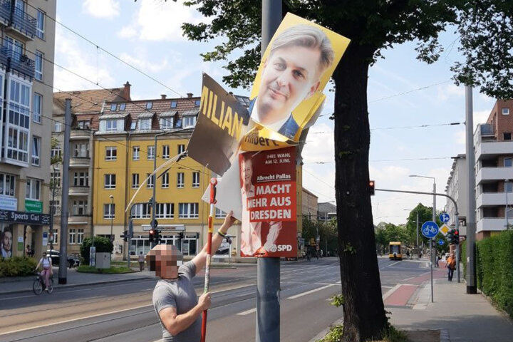 Dresdner Rathaus Kassiert Nach Der Ob Wahl Plakatsünder Ab Jetzt Wird S Teuer