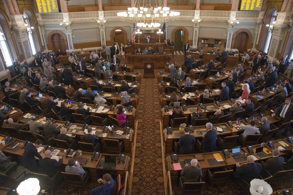 The Kansas Statehouse went on without Suellentrop on Thursday.