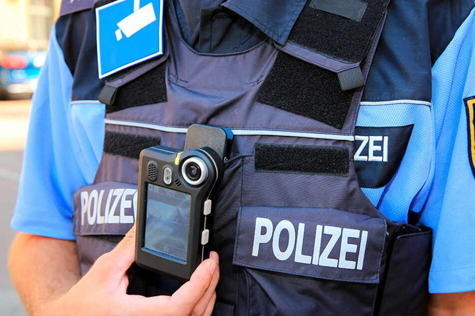 Körperkameras: Anderswo erlaubt, in Sachsen bislang nur zu Testzwecken.