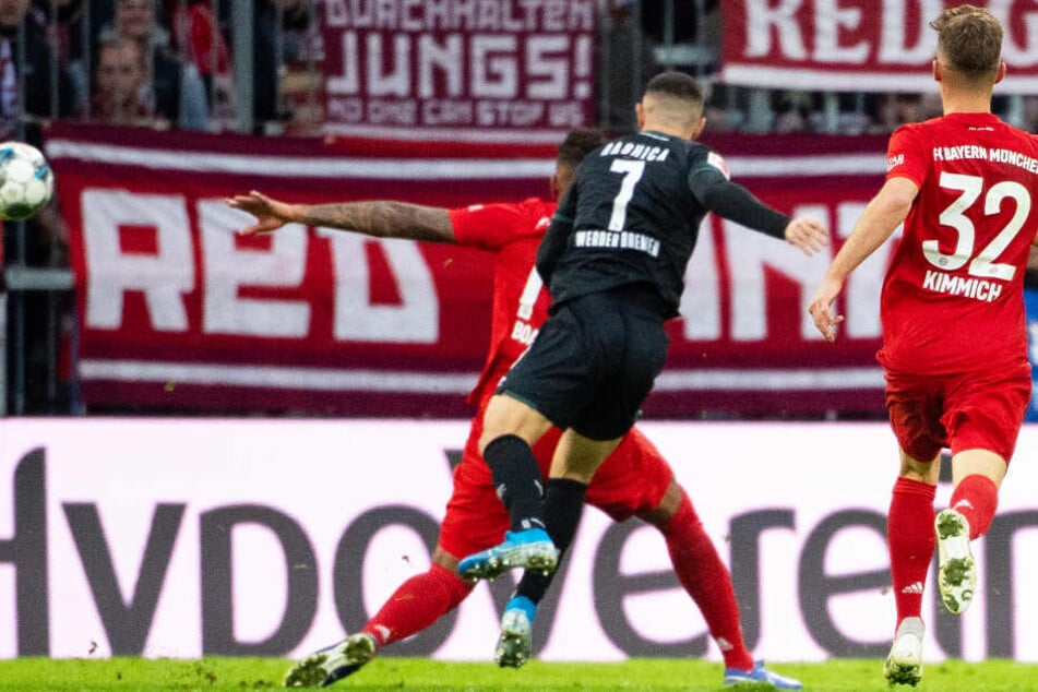 Bremen-Stürmer Milot Rashica konnte mit einem Schuss Manuel Neuer überwinden.