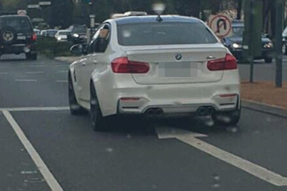 Wenig Freude löste der Fahrer dieses BMW aus.