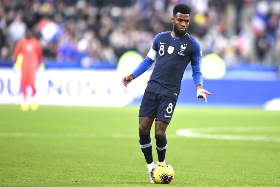 Thomas Lemar im Trikot der französischen Nationalmannschaft.