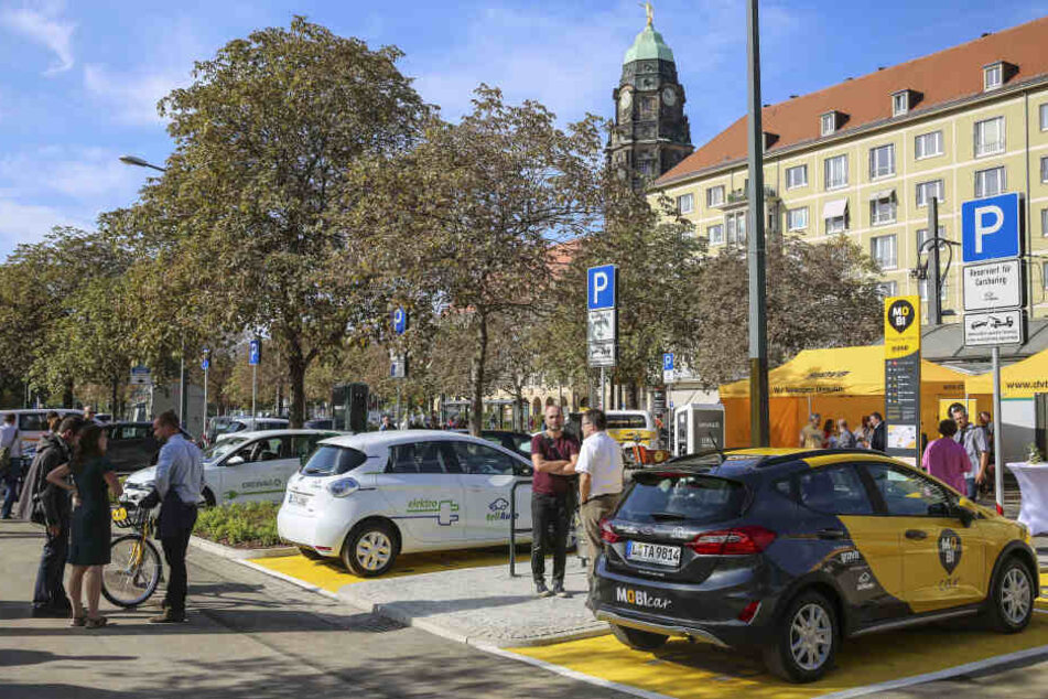 So wie hier am Pirnaischen Platz soll es künftig auch an mehr als 70 weiteren Verkehrsknotenpunkten der Stadt aussehen.