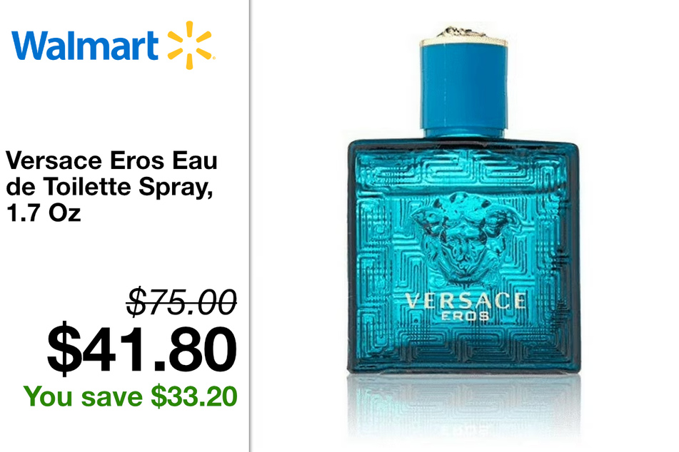 Versace Eros Eau de Toilette Spray, 1.7oz for $41.80 (was $75.00).