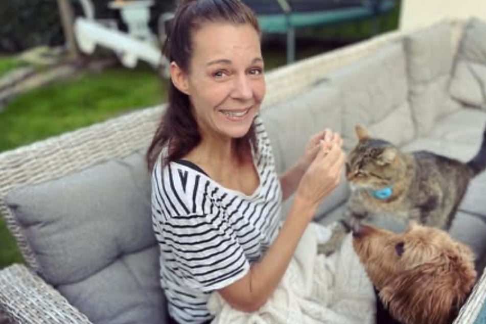 Mirjam Köfer mit Kater Carlo: "Er war die Seele in unserem Zuhause, die Wärme."