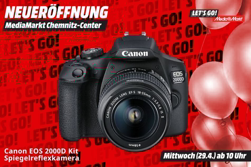 Canon-Spiegelreflexkamera EOS 2000D Kit.