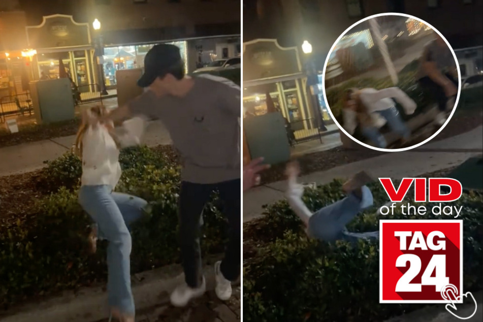 Today's Viral Video of the Day features a girl and her boyfriend who had an unexpected and hysterical mishap after a fun night out!