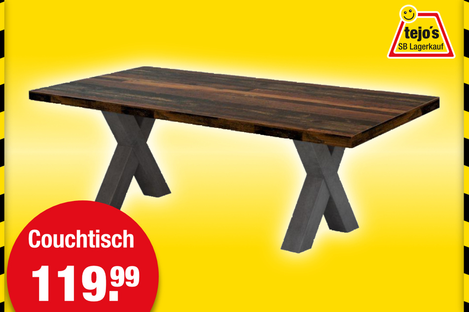 Couchtisch für 119,99 Euro.