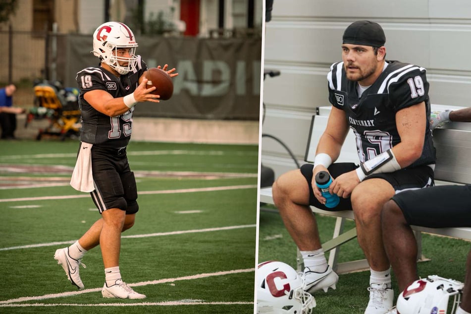 Er kann auch Quarterback, aber Vance Feuerbacher (21) soll der gegnerischen Offense einheizen.