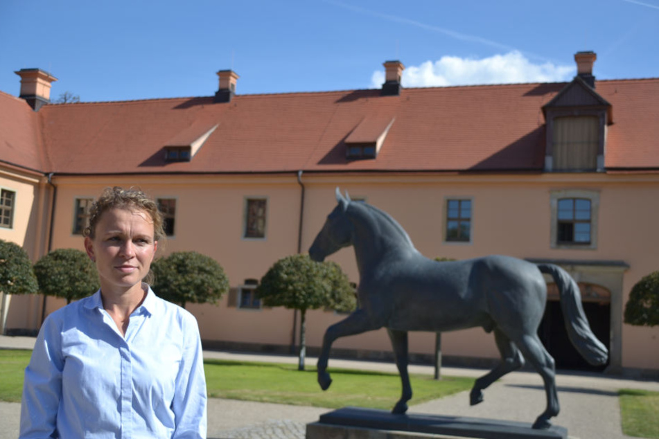 Landesstallmeisterin Kati Schöpke (39) musste schweren Herzens die Parade absagen.