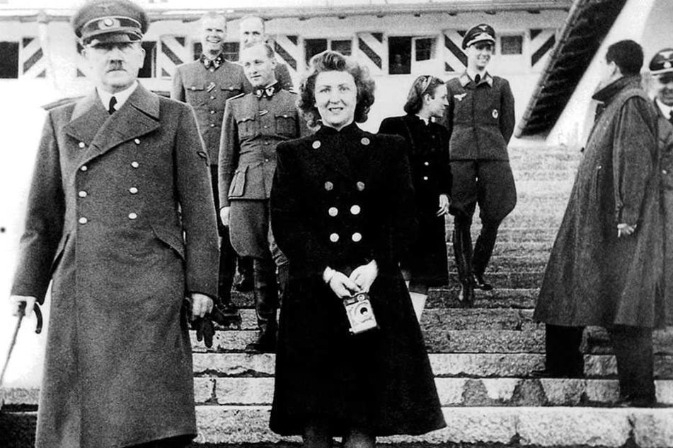 Adolf Hitler und seine Frau Eva Braun.
