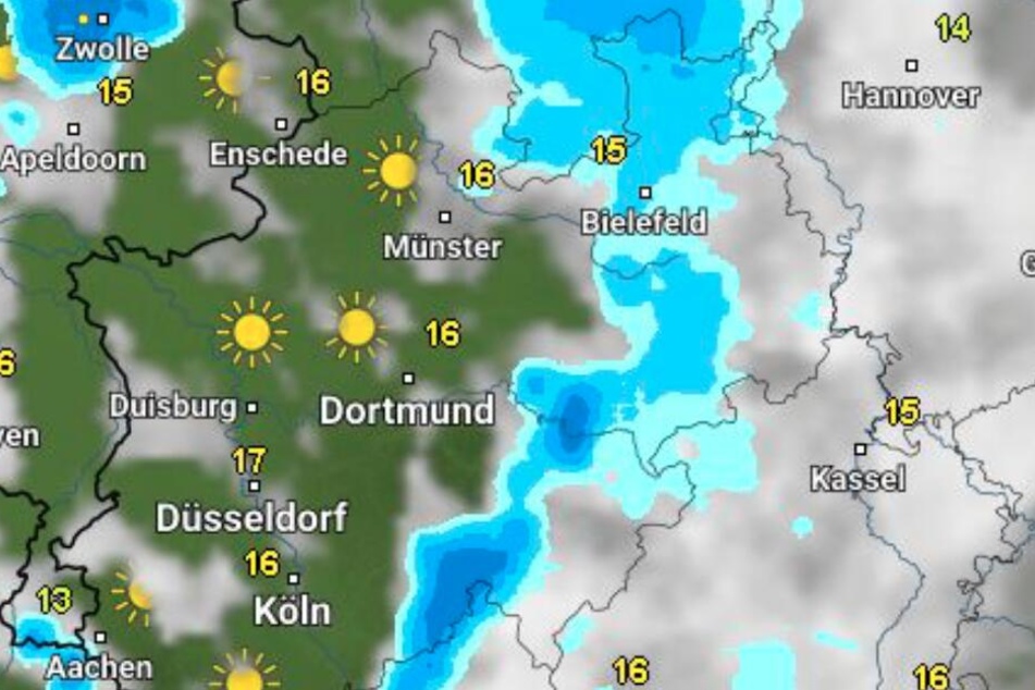 Am Dienstag könnte es in OWL Gewitter und Regen geben.