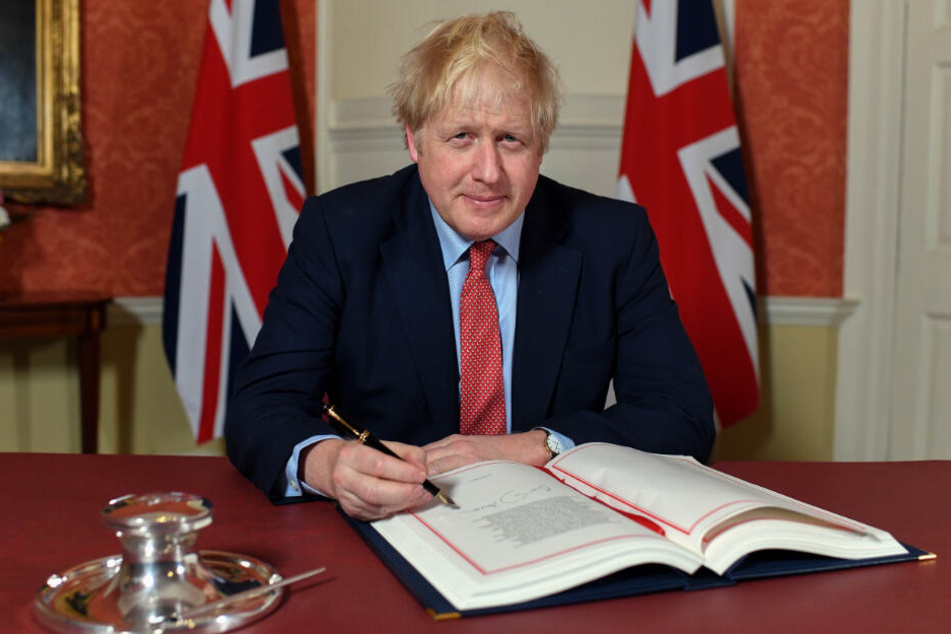Boris Johnson spricht von nationaler Erneuerung und Wandel.