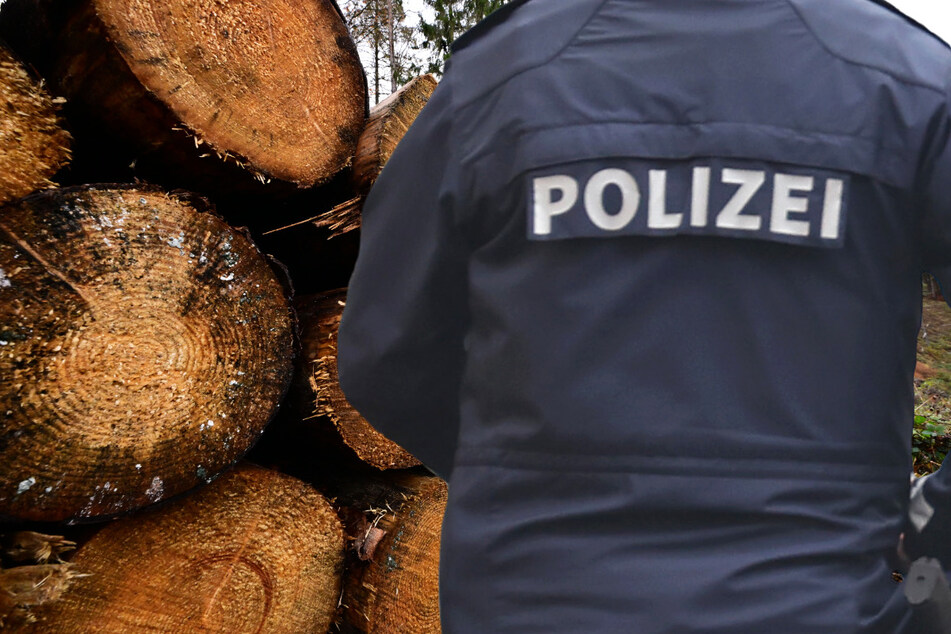 Ein Holz-Diebstahl in Unterfranken eskalierte auf dramatische Weise: Die Polizei ermittelt wegen versuchtem Mord! (Symbolbild)