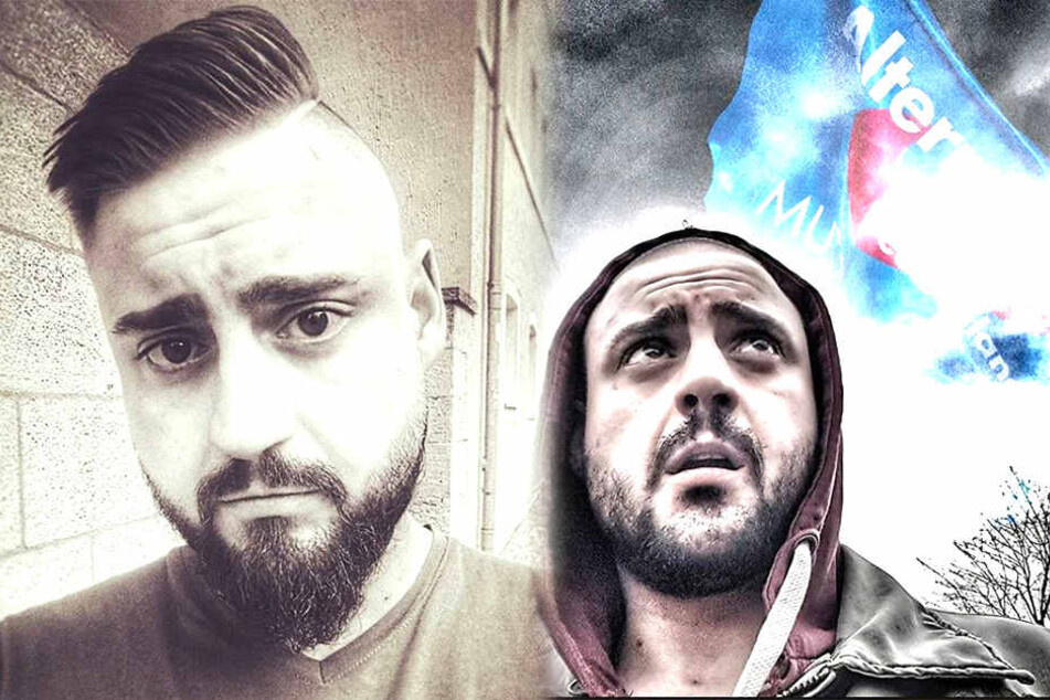 Sven Bärmann (30) bedrohte Polizisten.