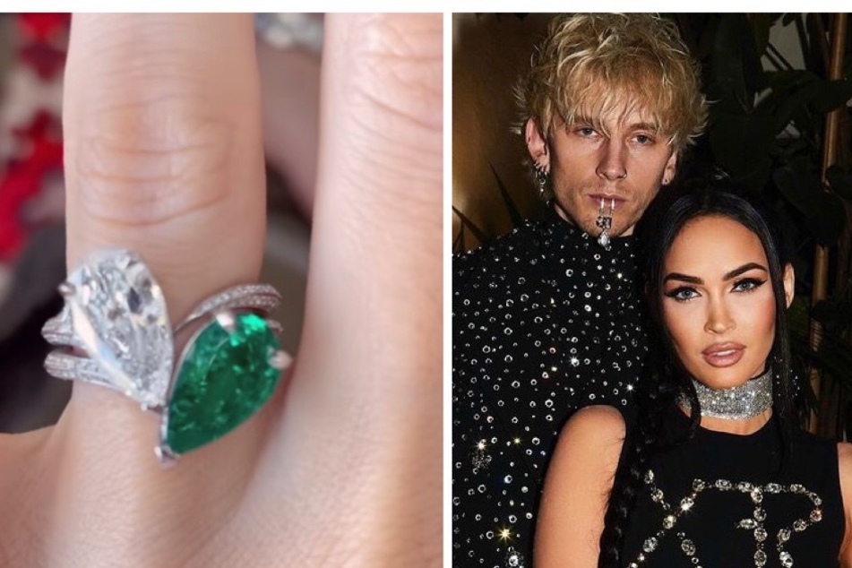 During Machine Gun Kelly and Megan Fox's interview with Vogue, the rapper shared an intricate detail he had added to his fiancé's ring.