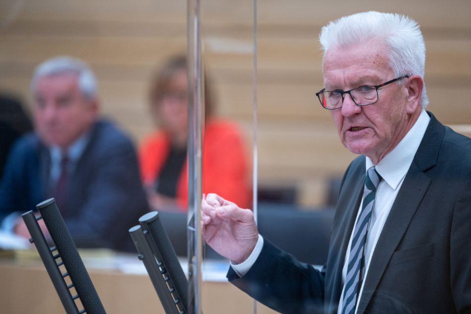 Baden-Württembergs Ministerpräsident Winfried Kretschmann (72, Grüne).