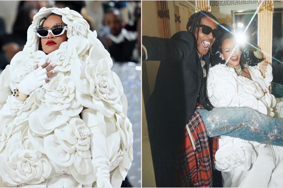 Rihanna drops unseen snaps with A$AP Rocky from 2023 Met Gala!