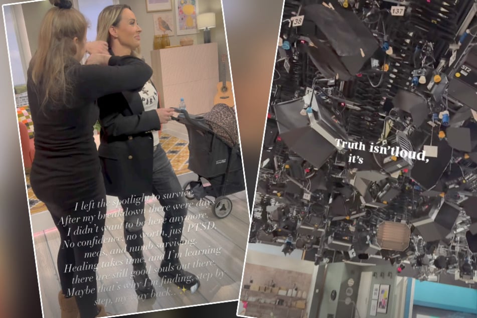 Per Kamera lässt sich Cora Schumacher (48) hinter den Kulissen bei Sat.1 begleiten.