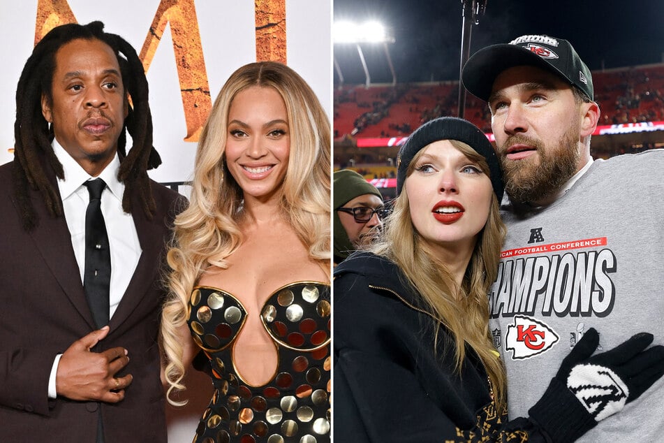 Taylor Swift and Travis Kelce quietly attend Beyoncé and Jay-Z's A-list Oscars bash