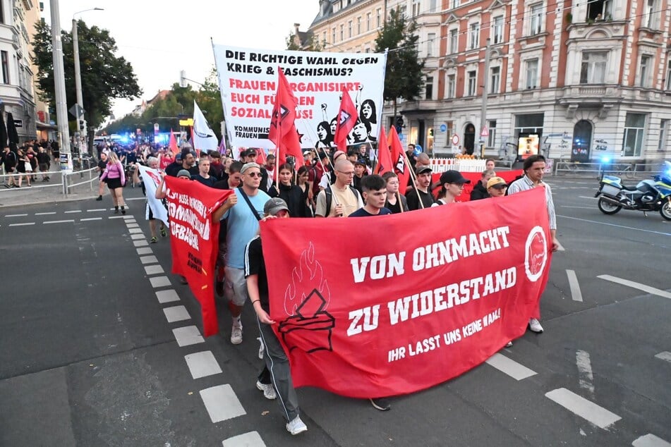 Um 19 Uhr starteten die Teilnehmer aus Leipzigs Osten und Westen.