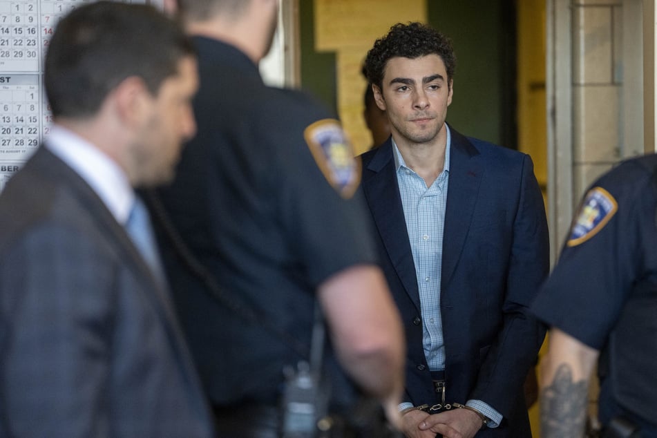 \Luigi Mangione appears at an evidence suppression hearing at Manhattan Supreme Court on Monday in New York City.