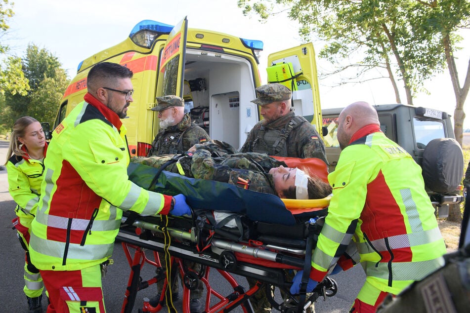 Auch Unfälle werden simuliert.