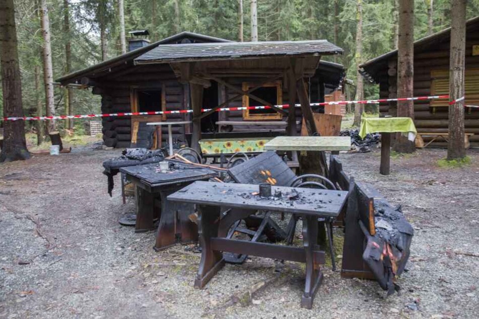 Der bei dem Brand entstandene Schaden ist enorm.