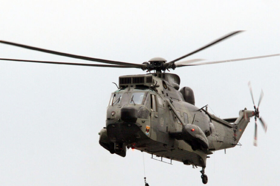 Auch ein SAR-Hubschrauber der Bundeswehr suchte nach den Vermissten. (Archivbild)