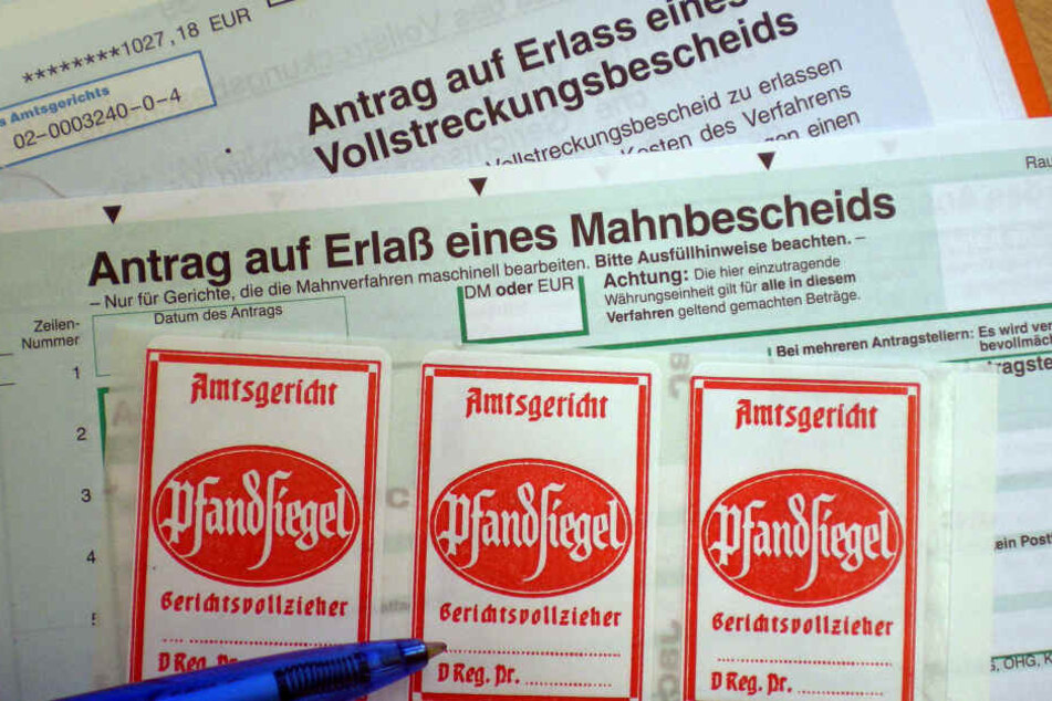 Gerichtsvollzieher ernten immer wieder den Unmut der Schuldner. (Symbolbild)