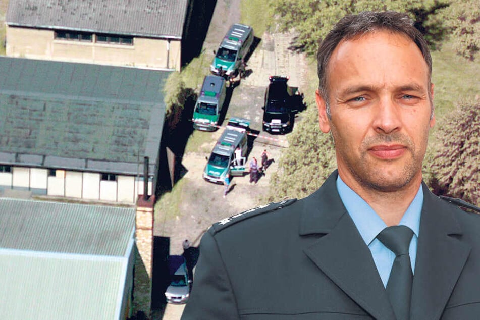 Die Beamten suchen weiter fieberhaft
nach der Schusswaffe. Polizeisprecher
Thomas Geithner (43, re.).