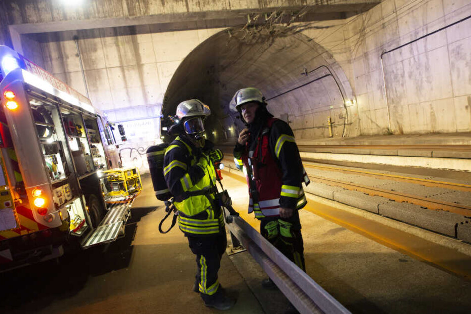 Für die Übung wurde ein Tunnel-Teilstück zwischen Frankfurt und Köln extra gesperrt.