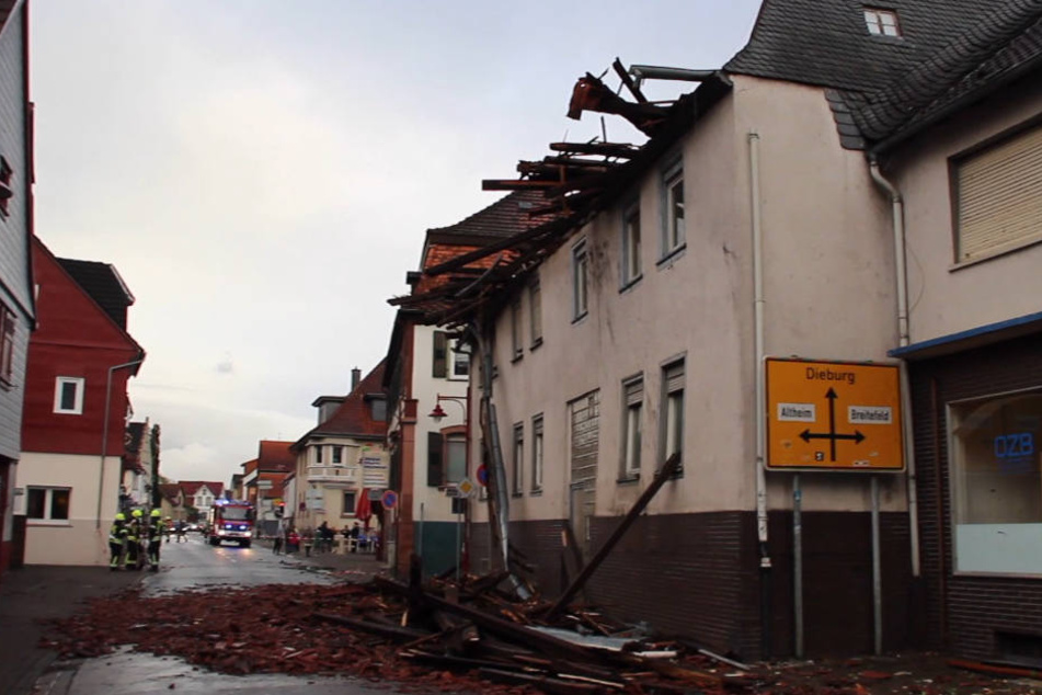 Chaos im südhessischen Münster.