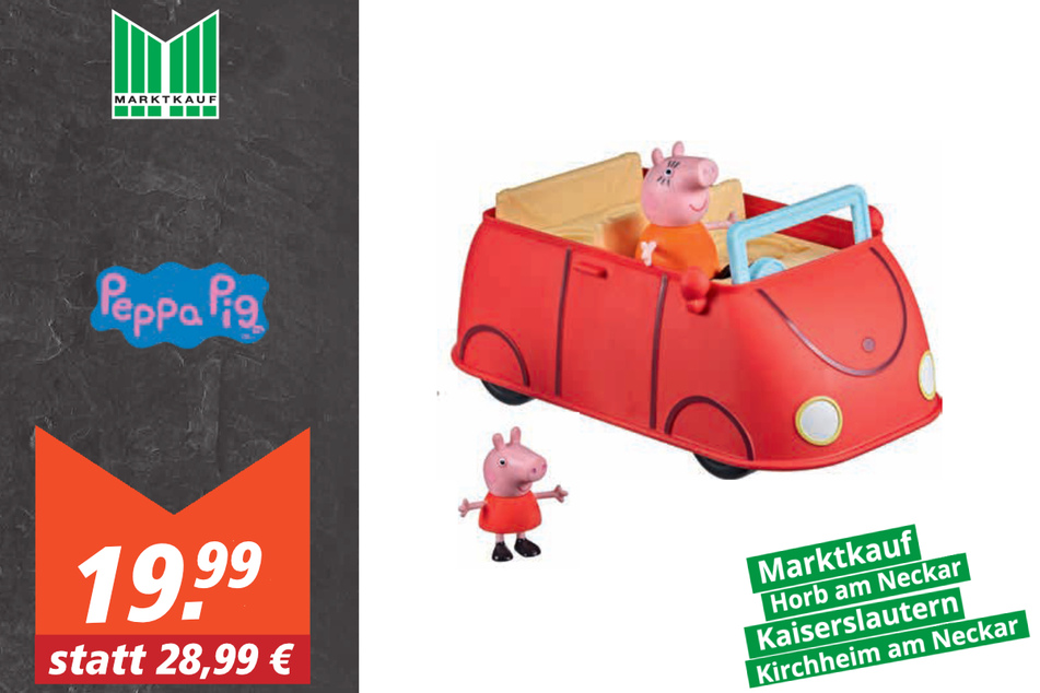 Peppa Wutz Familienauto für 19,99 Euro