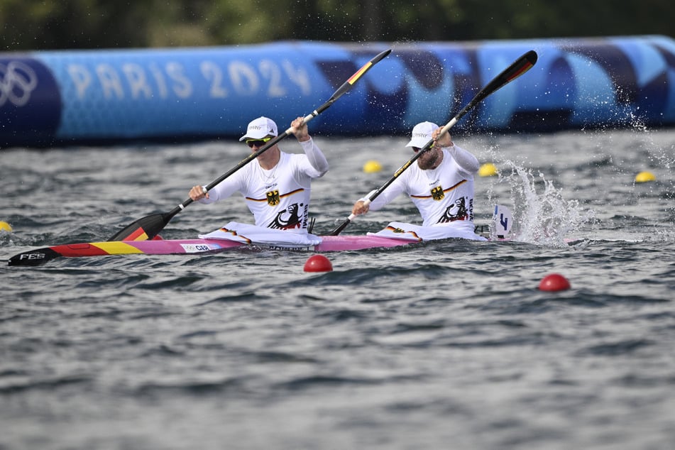 Jacob Schopf und Max Lemke sind Olympiasieger im K2!