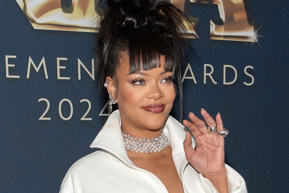 Singer Rihanna shared some personal news with her followers as she rang in the new year with a midnight celebration alongside friends.